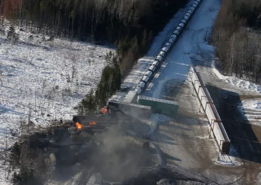 oil train derailment in new brunswick canada 2014