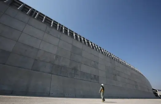 onagawa nuclear power plant 45 foot high sea wall