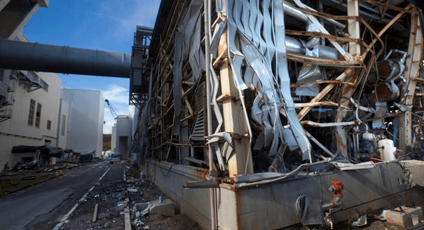 Daiichi Cooling Tower Wave Damage