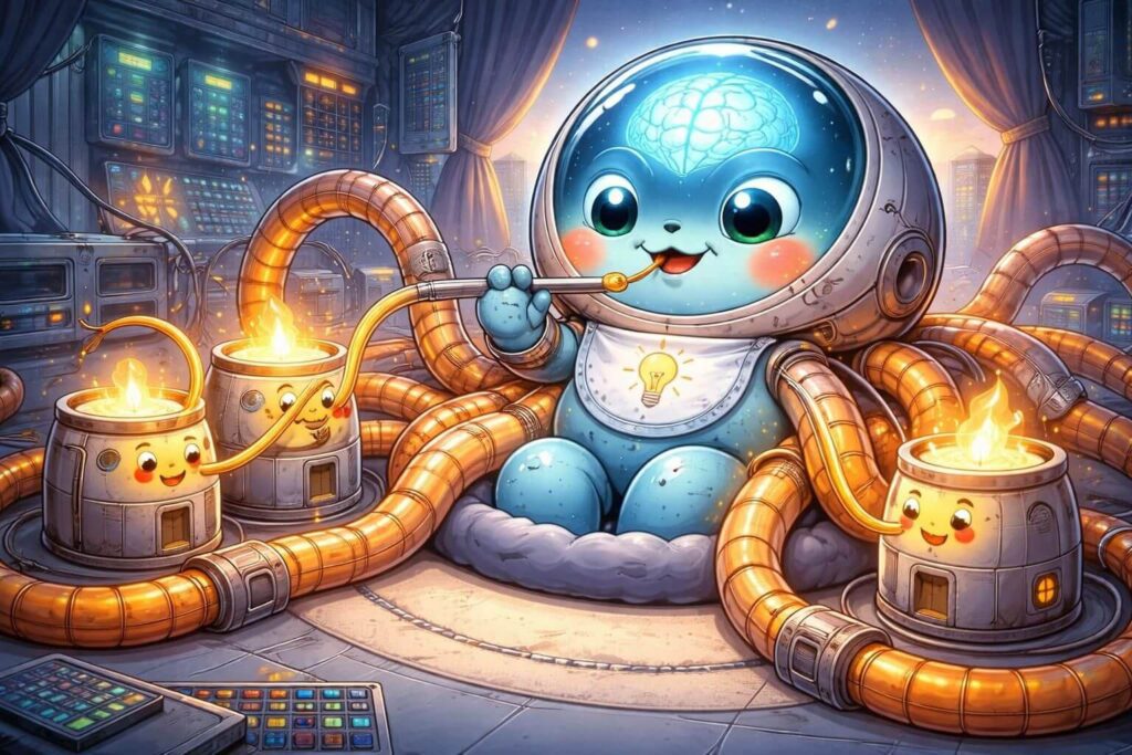 Baby AI being fed from Thorium by The Thorium Network