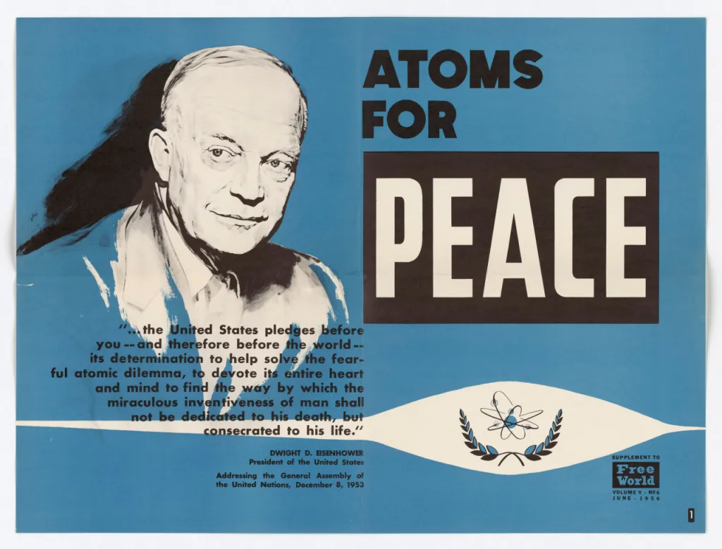 Atoms for Peace poster - The Thorium Network